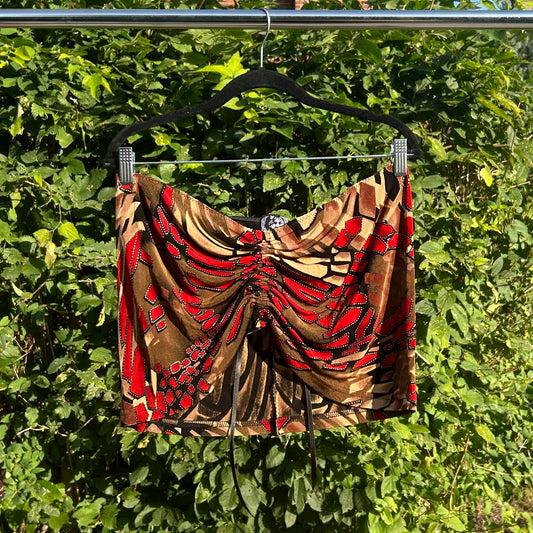 Red & Gold Matching Set (Tube Top)