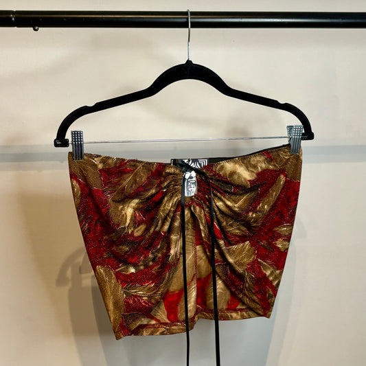 Red Leaf Tube Top