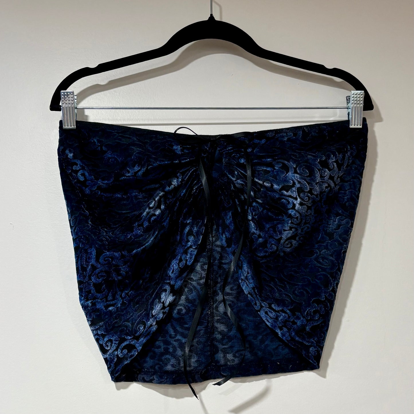 Blue Velvet Whimsy Tube Top