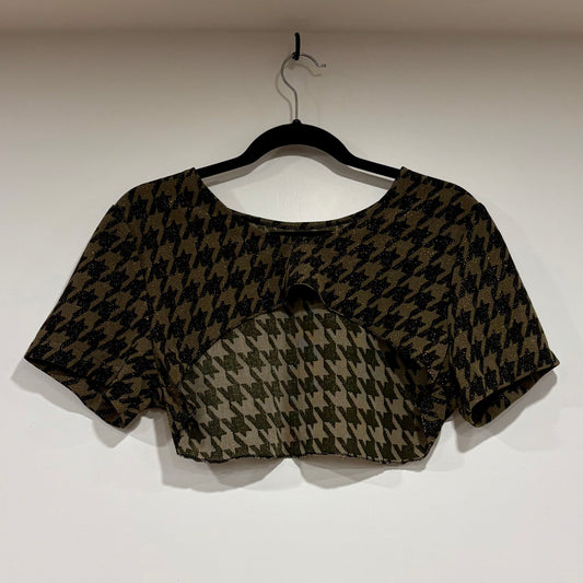 Green Houndstooth Sleeves